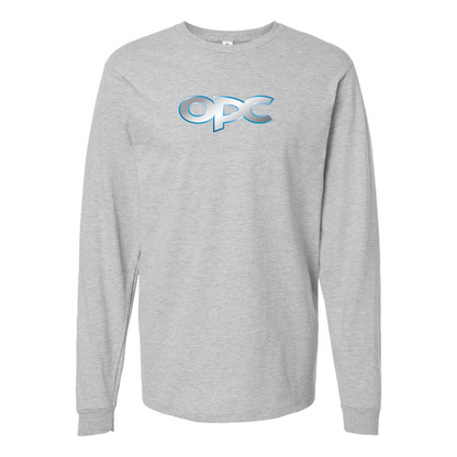 Men's Opel Performance Center Logo Cotton Long Sleeve T-Shirt
