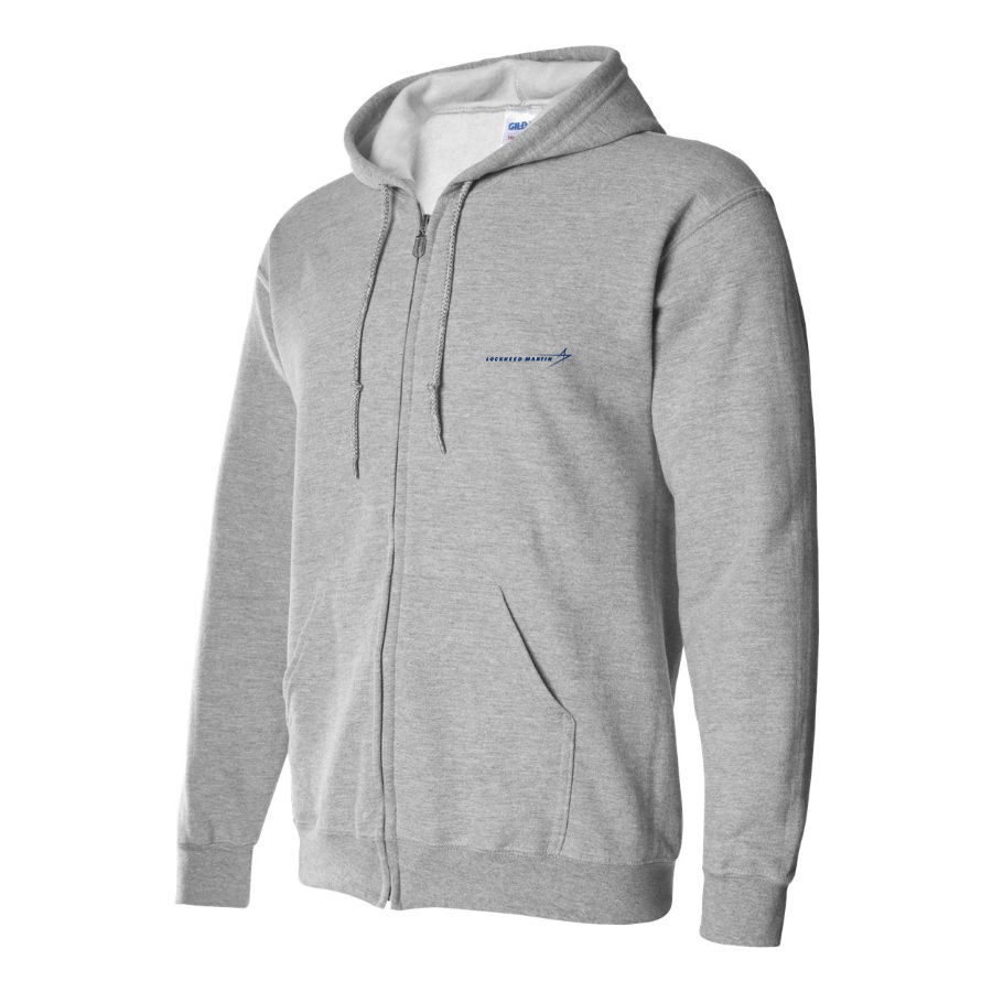 Men's Lockheed Martin Logo Zipper Hoodie