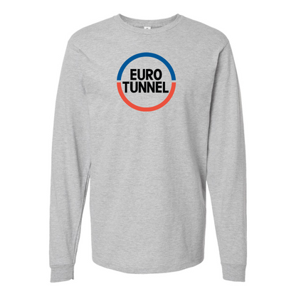 Men's   Eurotunnel   Logo Cotton Long Sleeve T-Shirt