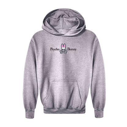 Youth Psycho Bunny Logo Pullover Hoodie