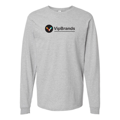 Men's VipBrands  Logo Cotton Long Sleeve T-Shirt