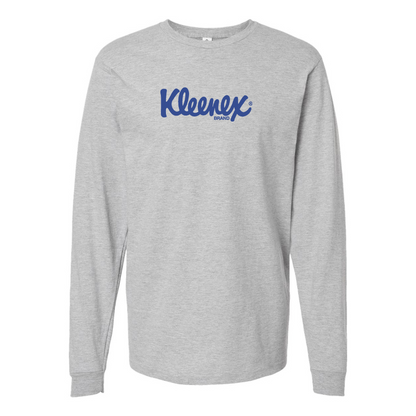 Men's Kleenex Logo Cotton Long Sleeve T-Shirt