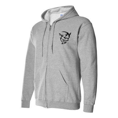 Men's Dodge Demon Logo Zipper Hoodie