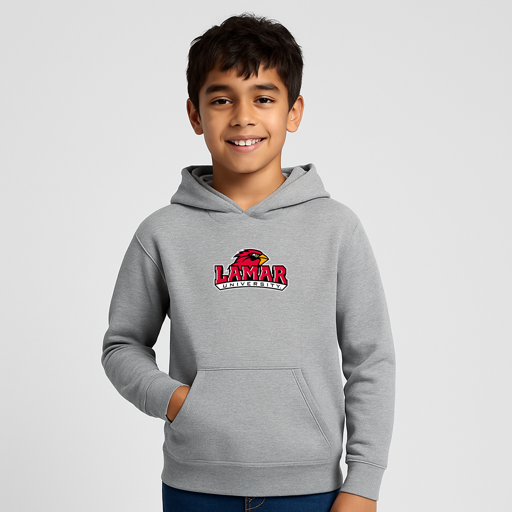 Youth Lamar Cardinals Logo Pullover Hoodie
