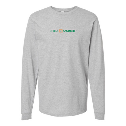 Men's  Intesa  Logo Cotton Long Sleeve T-Shirt