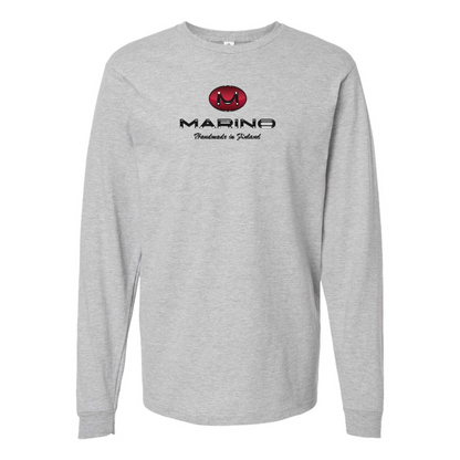 Men's Marino Finland Logo Cotton Long Sleeve T-Shirt
