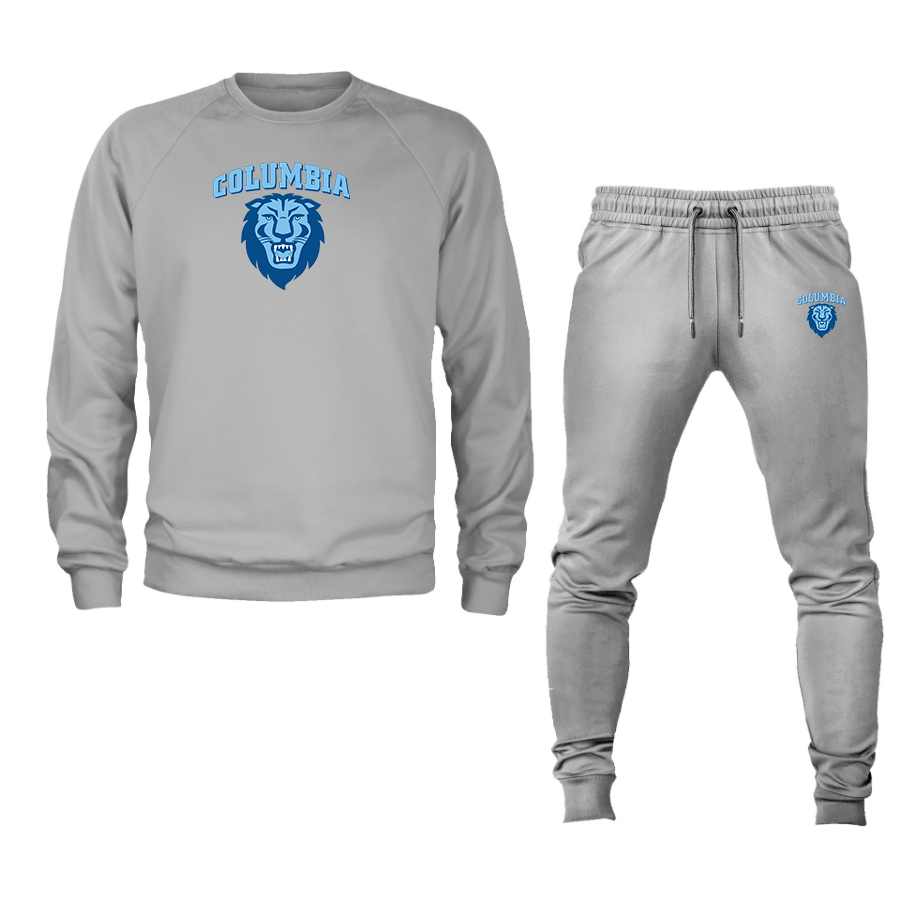 Men's   Columbia Lions Crewneck Sweatshirt Joggers Suit