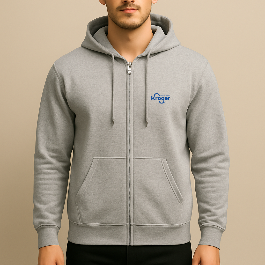 Men's Kroger Logo  Zipper Hoodie