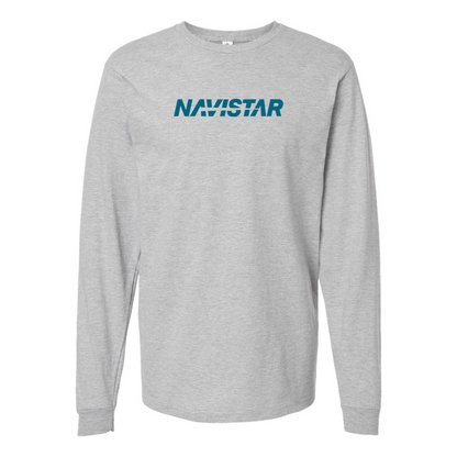 Youth Navistar Logo Cotton Long Sleeve T-Shirt