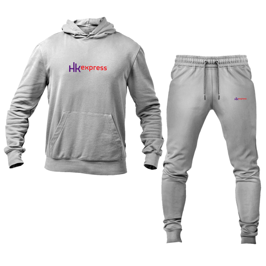 Men's HK Express Logo Hoodie Joggers Set