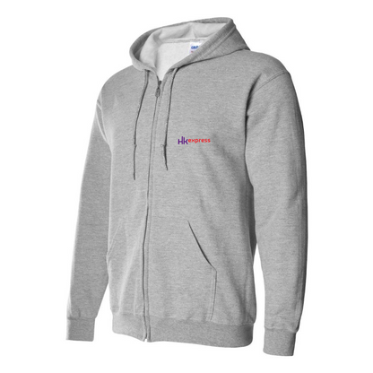 Men's HK Express Logo Zipper Hoodie