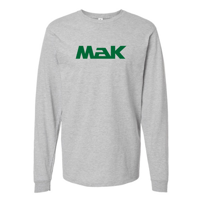 Men's Maschinenbau Kiel Logo Cotton Long Sleeve T-Shirt