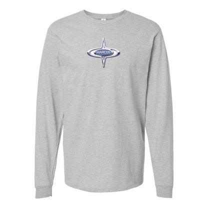 Men's Marcos Logo Cotton Long Sleeve T-Shirt