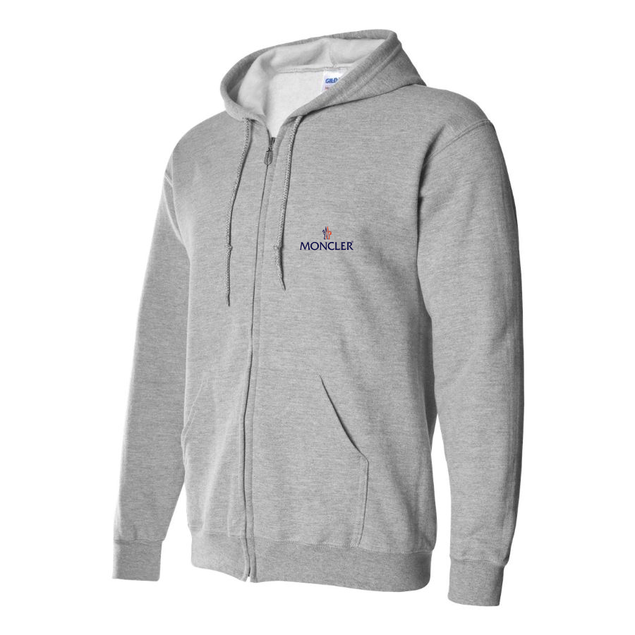 Men's Moncler Logo Zipper Hoodie