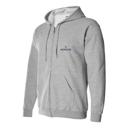 Men's Moncler Logo Zipper Hoodie