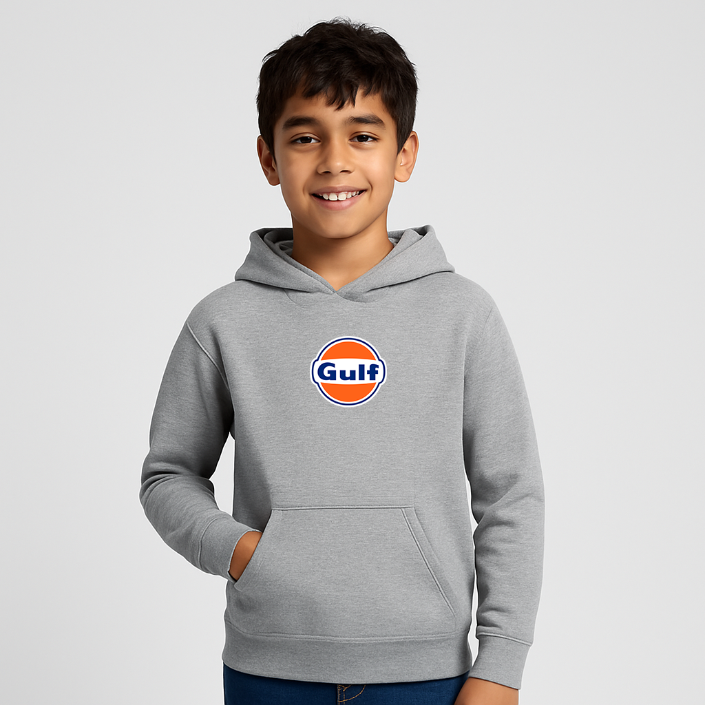 Youth Gulf Oil Logo Pullover Hoodie