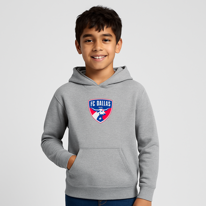 Youth FC Dallas Soccer Logo Pullover Hoodie