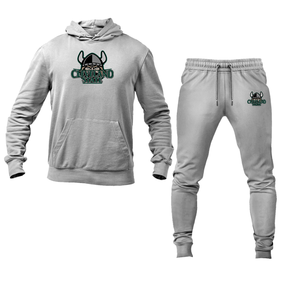 Men's   Cleveland State Vikings   Hoodie Joggers Set