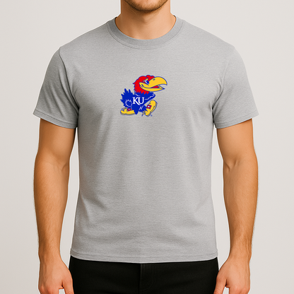 Men's Kansas Jayhawks Logo Cotton T-Shirt
