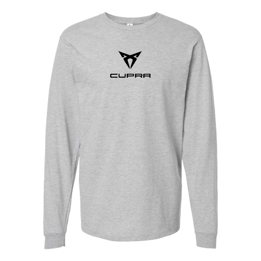 Men's Cupra  Logo Cotton Long Sleeve T-Shirt