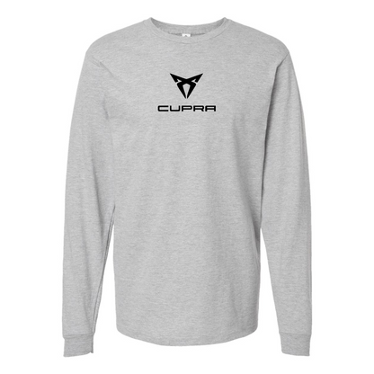 Men's Cupra  Logo Cotton Long Sleeve T-Shirt