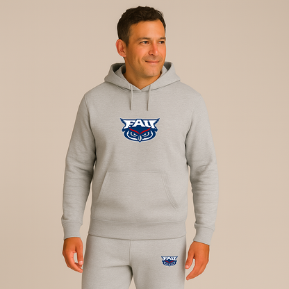 Men's Florida Atlantic Owls Logo Hoodie Joggers Set