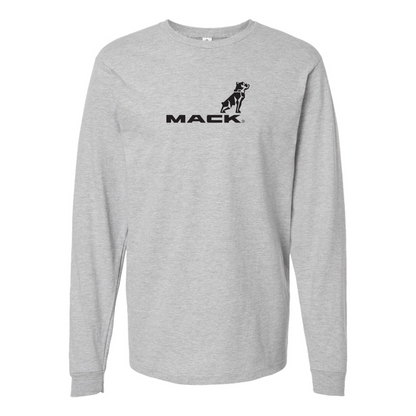 Men's Mack Logo Cotton Long Sleeve T-Shirt