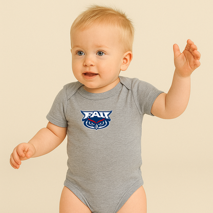 Florida Atlantic Owls Logo Baby Romper Onesie