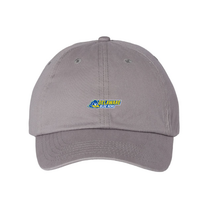 Delaware Blue Hens Valucap Adult Bio-Washed Classic Dad Hat