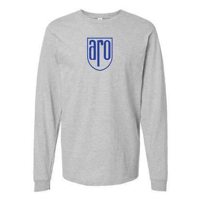 Men's ARO Logo Cotton Long Sleeve T-Shirt