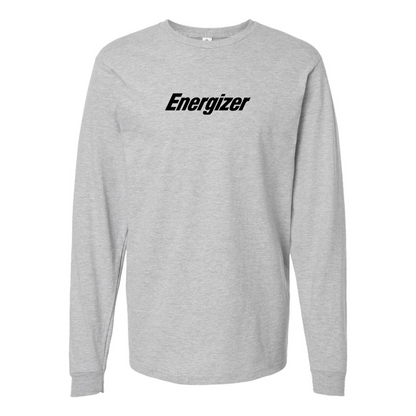 Men's Energizer Logo Cotton Long Sleeve T-Shirt