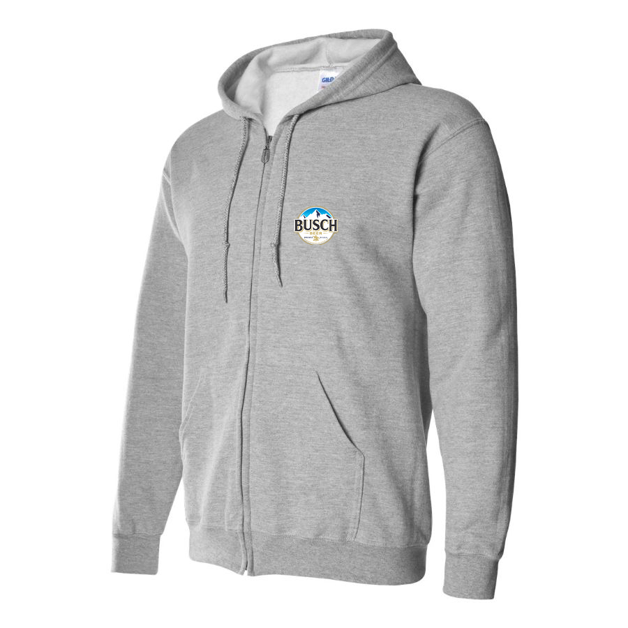 Men's Busch Logo Zipper Hoodie