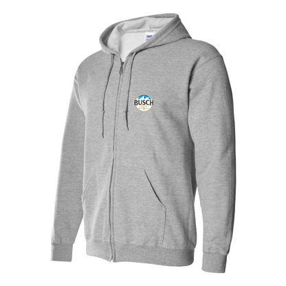 Men's Busch Logo Zipper Hoodie