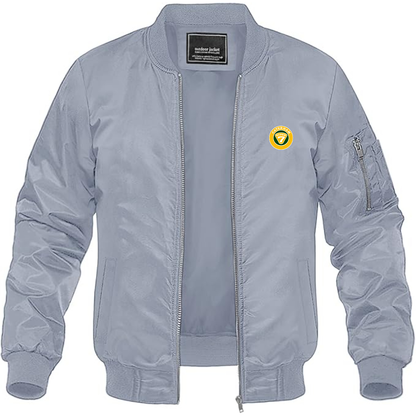 Men's Caterham Logo Lightweight Bomber Jacket Windbreaker Softshell Varsity Jacket Coat