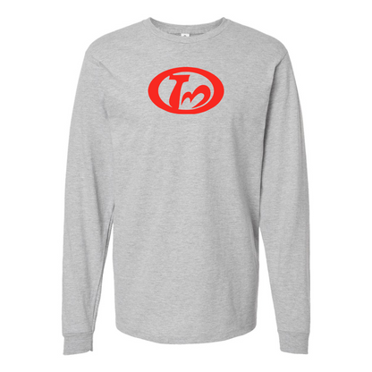 Men's Tianma Logo Cotton Long Sleeve T-Shirt