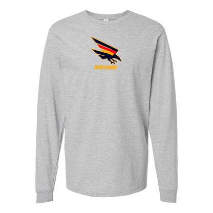 Men's Adelaide Crows  Logo Cotton Long Sleeve T-Shirt