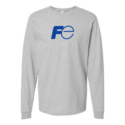 Men's Fuji-Electric Logo Cotton Long Sleeve T-Shirt
