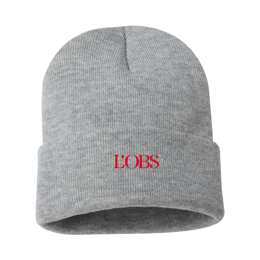 L'OBS Logo  Beanie Hat