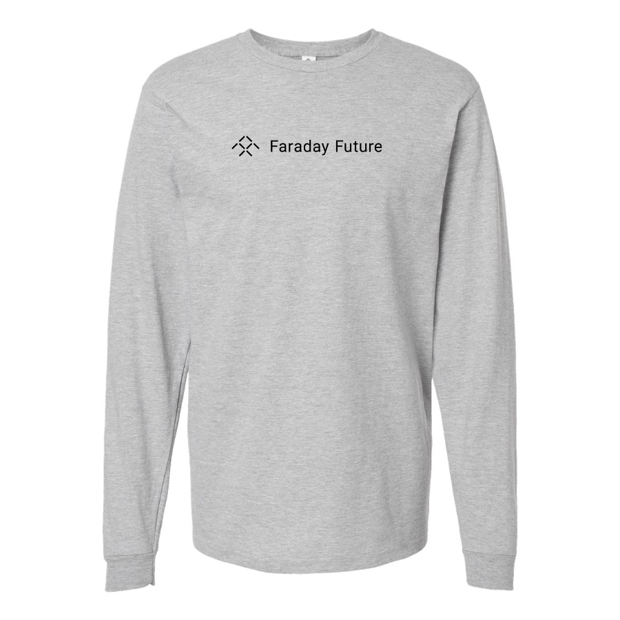 Men's Faraday Future Logo Cotton Long Sleeve T-Shirt