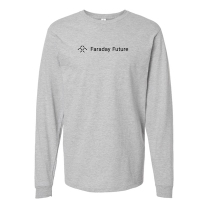Men's Faraday Future Logo Cotton Long Sleeve T-Shirt