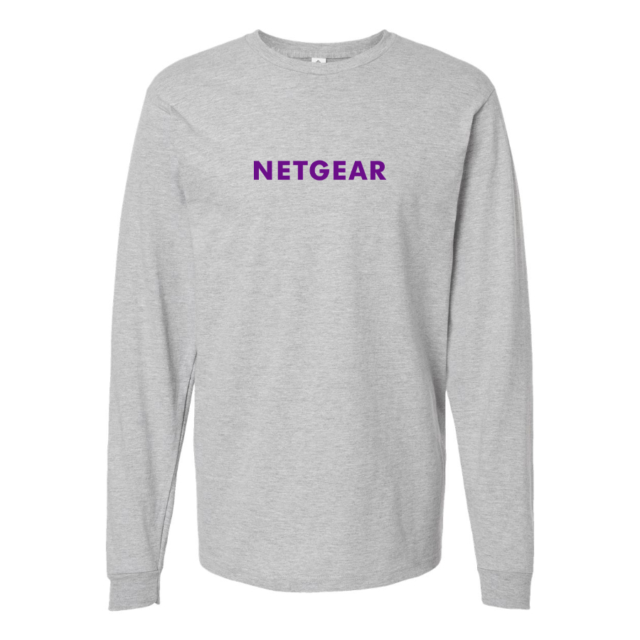 Youth Netgear Logo Cotton Long Sleeve T-Shirt