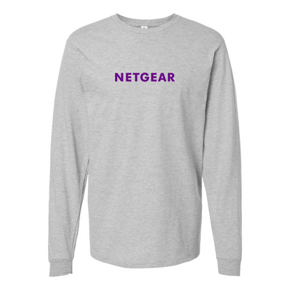Youth Netgear Logo Cotton Long Sleeve T-Shirt