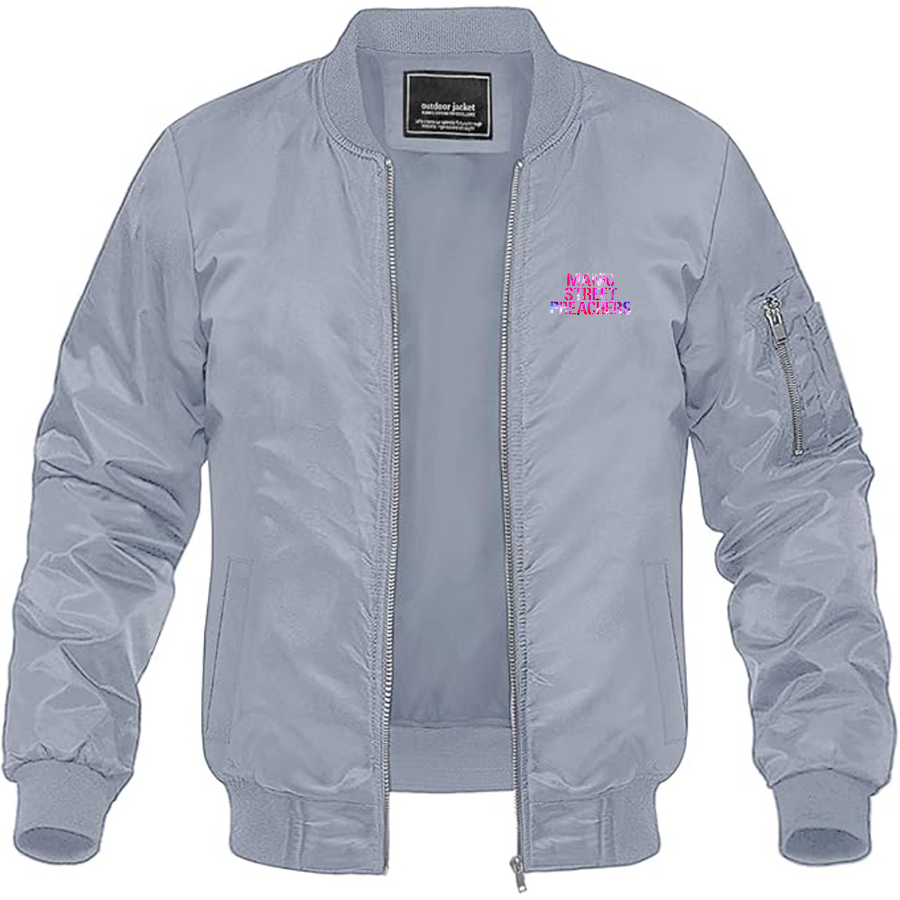 Men's Manic Street Preachers Logo Lightweight Bomber Jacket Windbreaker Softshell Varsity Jacket Coat