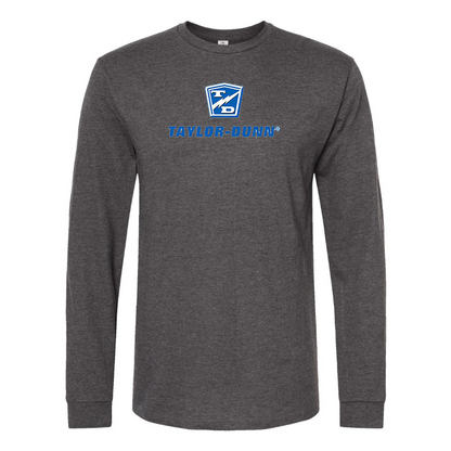 Men's Taylor Dunn Logo Cotton Long Sleeve T-Shirt