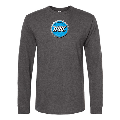 Men's Wit Beverage Company Logo Cotton Long Sleeve T-Shirt