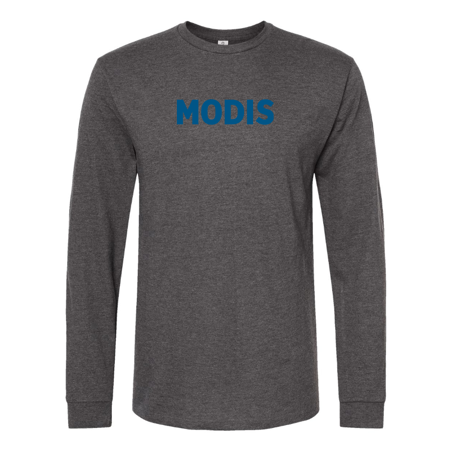 Men's Modis Logo Cotton Long Sleeve T-Shirt