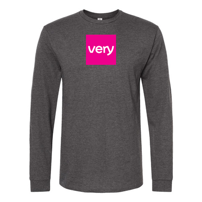Men's Very Logo Cotton Long Sleeve T-Shirt