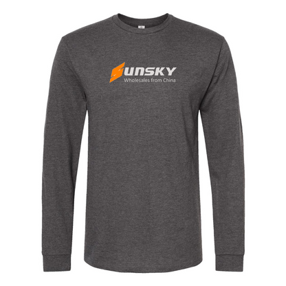 Men's SUNSKY Logo Cotton Long Sleeve T-Shirt