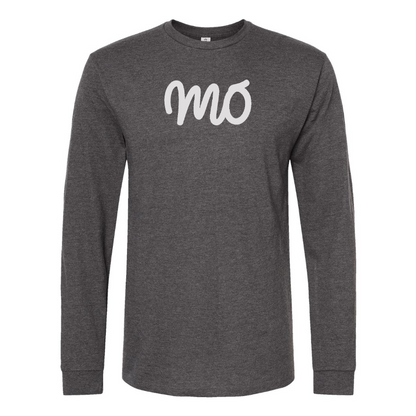 Men's Mo Logo Cotton Long Sleeve T-Shirt
