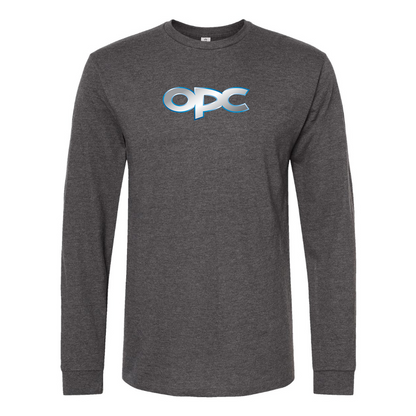 Men's Opel Performance Center Logo Cotton Long Sleeve T-Shirt